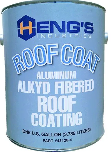 43032 – HENG'S IND Roof Coating, Use To Protect Roofs Against All Weather Conditions For Metal And Aluminum Roofs Sil...